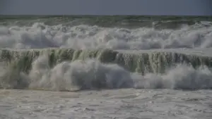 Mau temps. Vagos met en œuvre des mesures de sécurité pour l'accès aux plages.