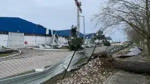 Mauvais temps : Kristin laisse 610 occurrences dans le Médio Tejo