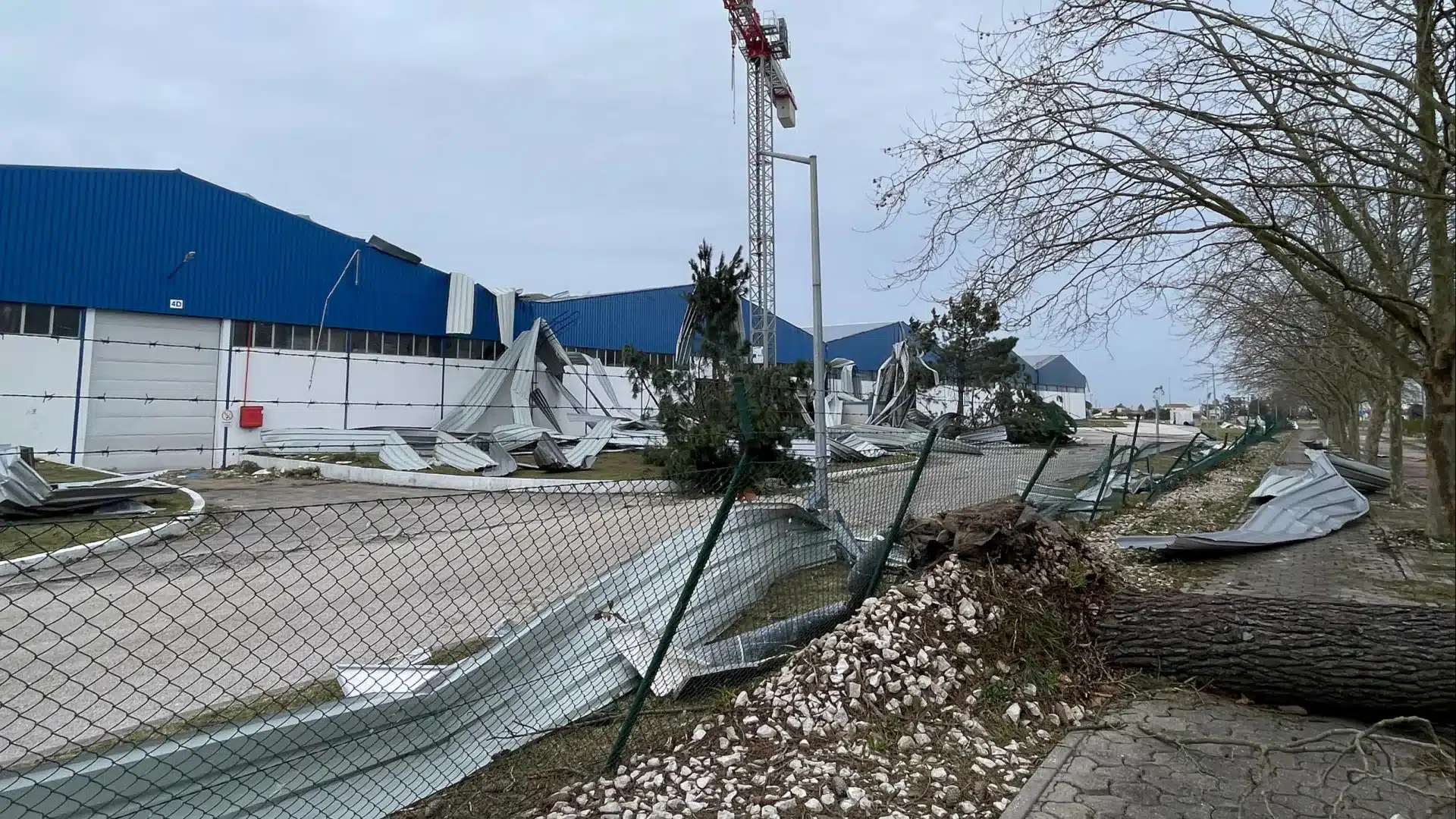 Mauvais temps : Kristin laisse 610 occurrences dans le Médio Tejo