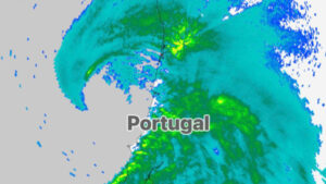 Mauvais temps : Rafale de 178 km/h enregistrée par l'armée de l'air à Monte Real
