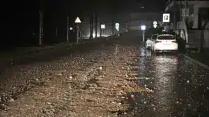 Mauvais temps : un glissement de terrain coupe la EN230 à Águeda