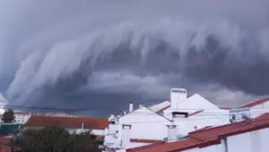 « Nuage en étagère » aperçu à Ponte de Sor. Qu'est-ce que c'est (et les images)