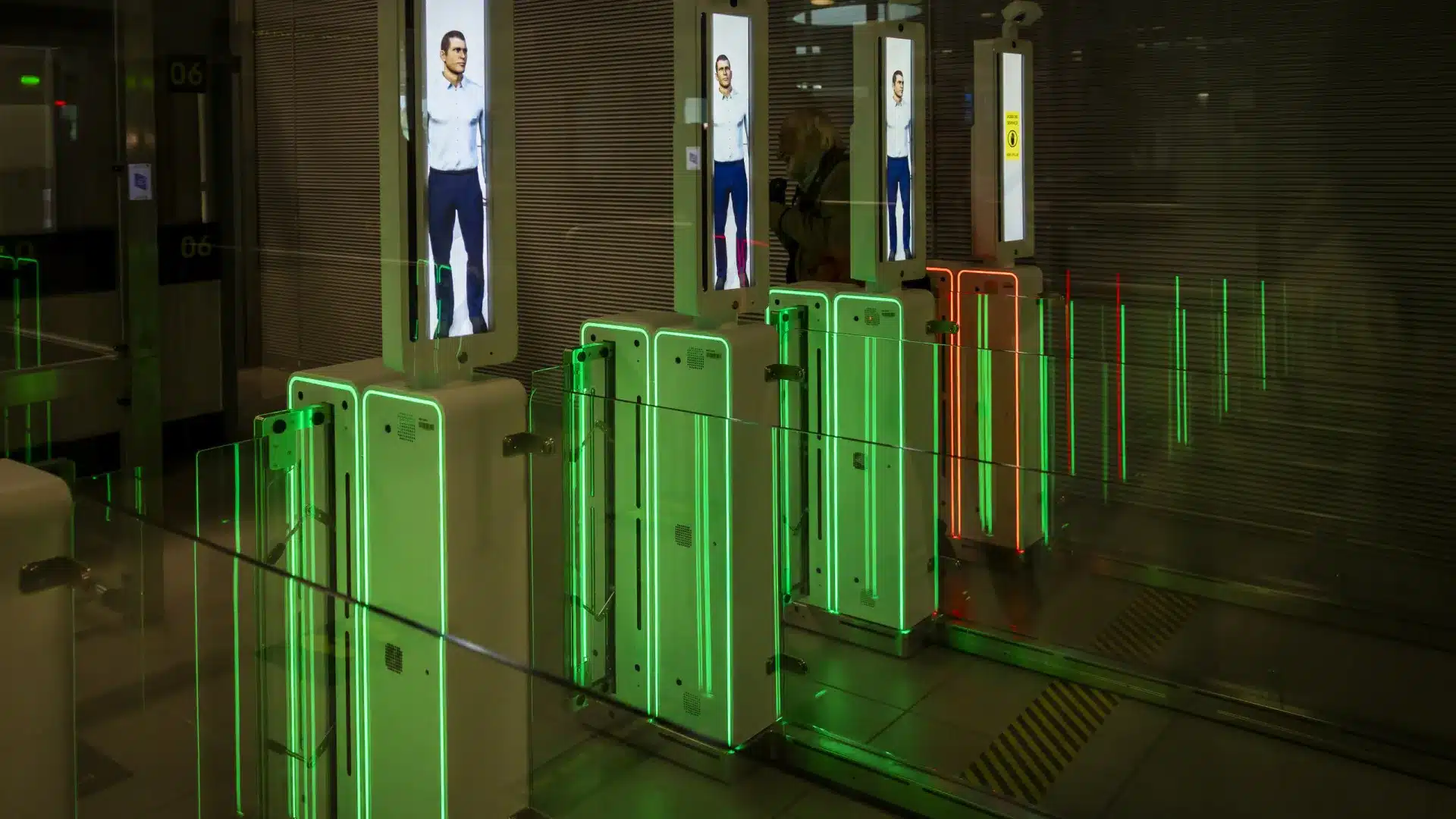 Système de contrôle aux frontières testé aujourd'hui à l'aéroport de Lisbonne.