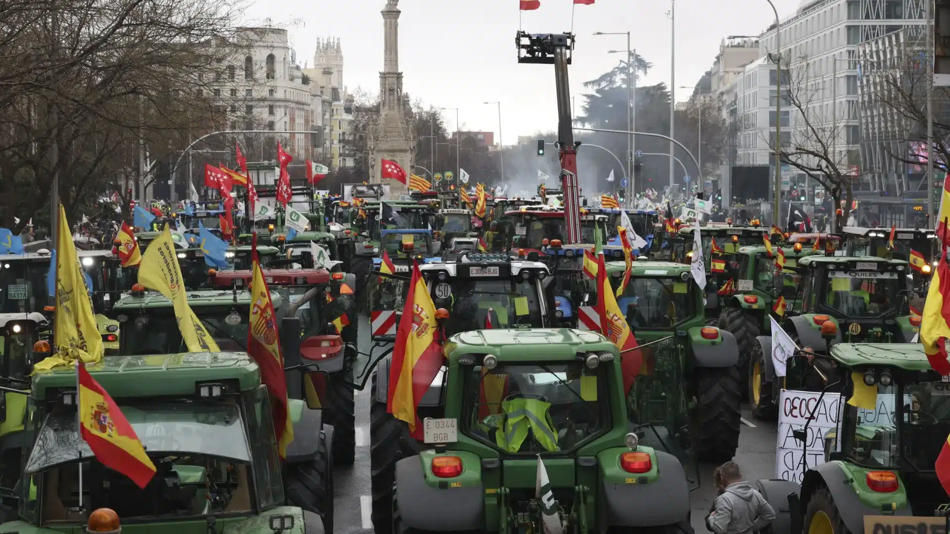Accord avec le Mercosur : des agriculteurs avec des centaines de tracteurs en protestation