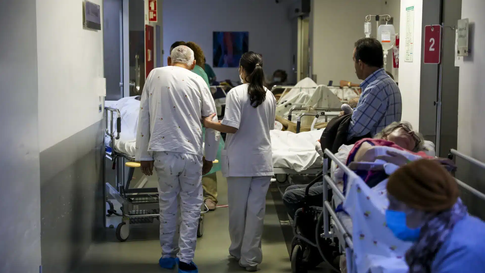 Après le chaos, l'hôpital de Leiria ressent encore les effets de la tempête.