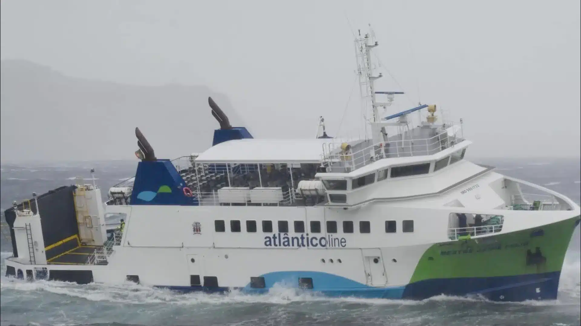 Atlânticoline annule les voyages maritimes entre Faial, Pico et São Jorge.