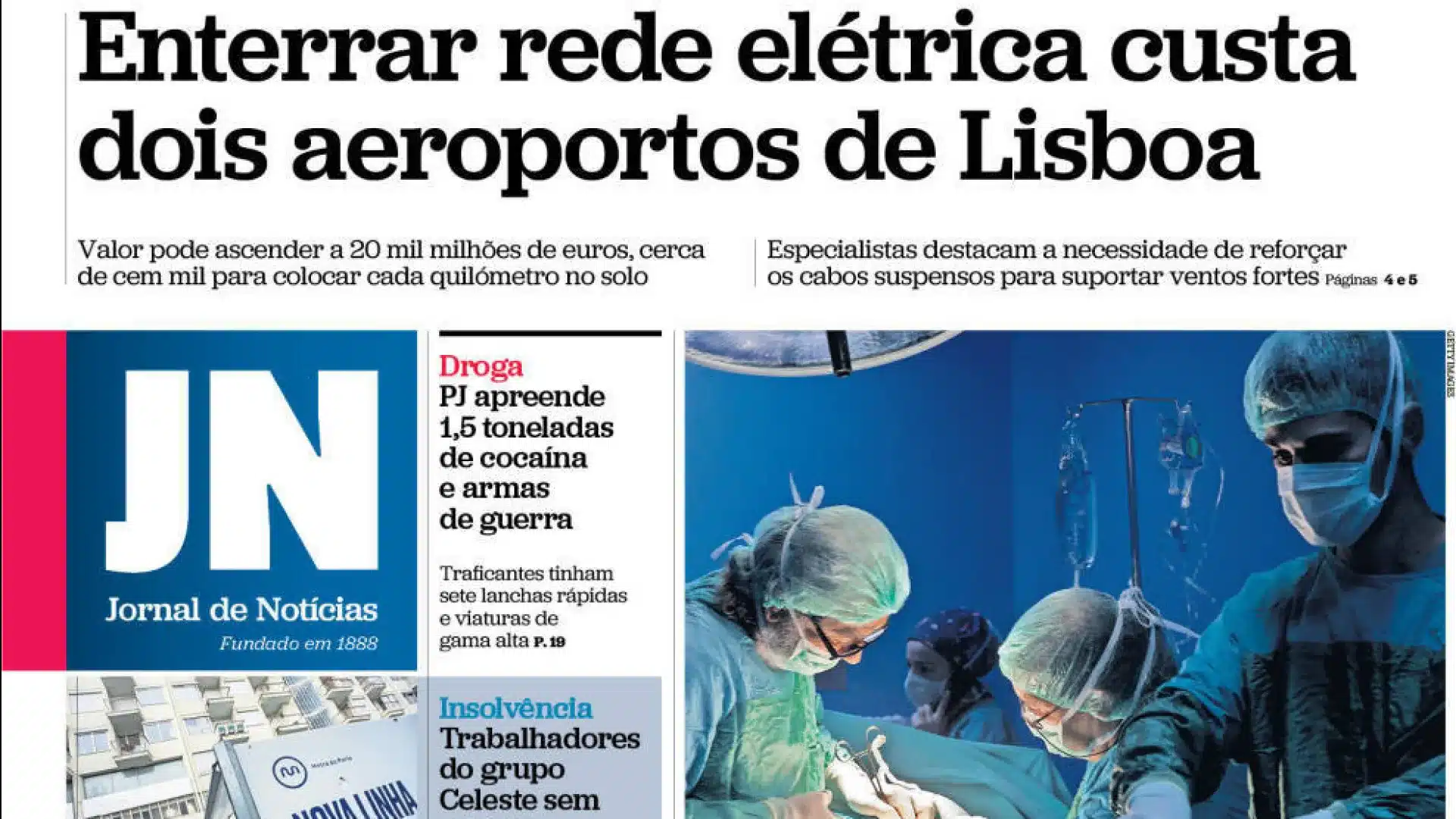 Aujourd'hui à la une : Enterrer le réseau coûte des millions ; L'hôpital retire un utérus sain.