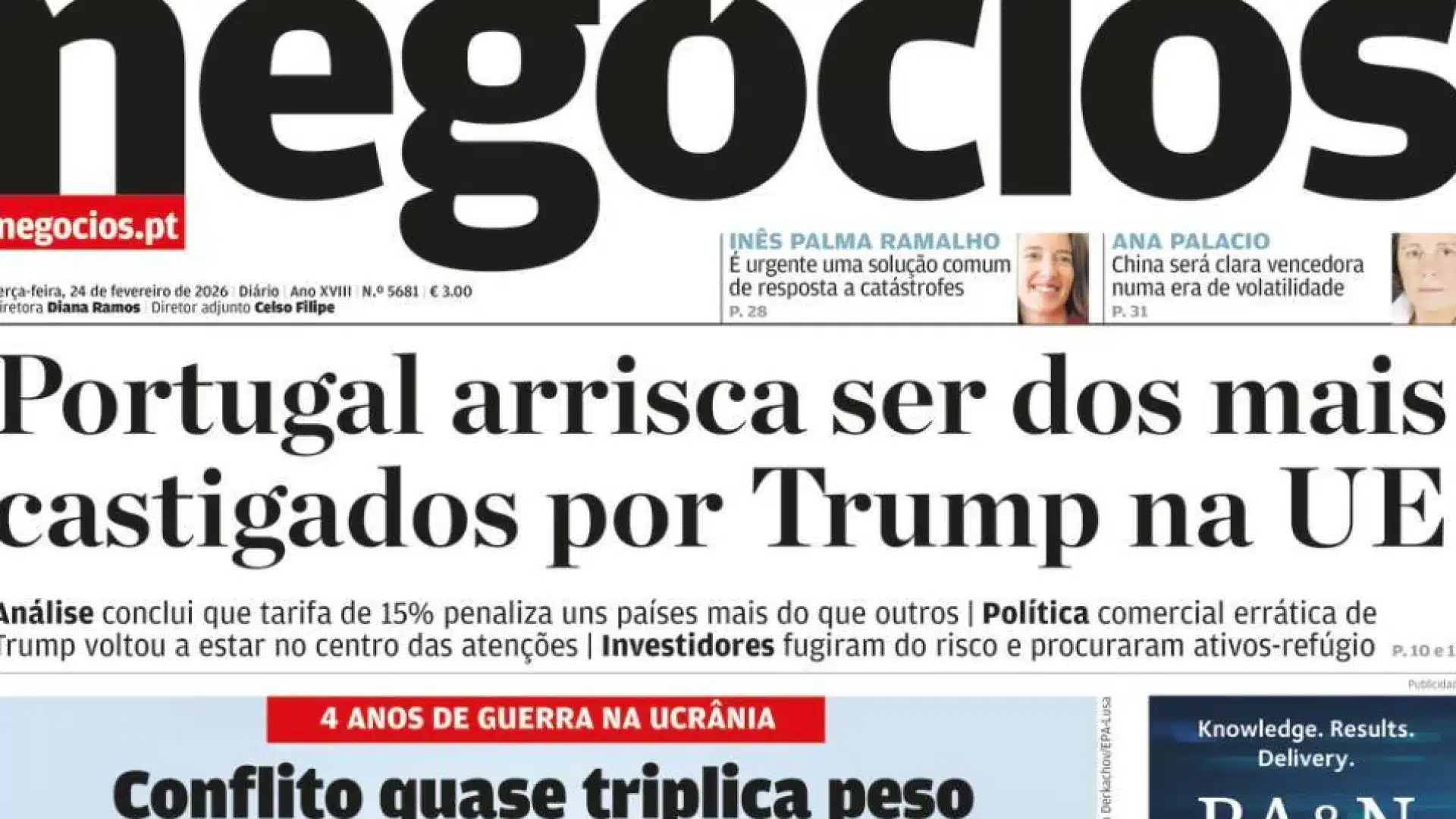 Aujourd'hui à la une : Les plus touchés par Trump ?; Les Chinois gagnent une fortune.