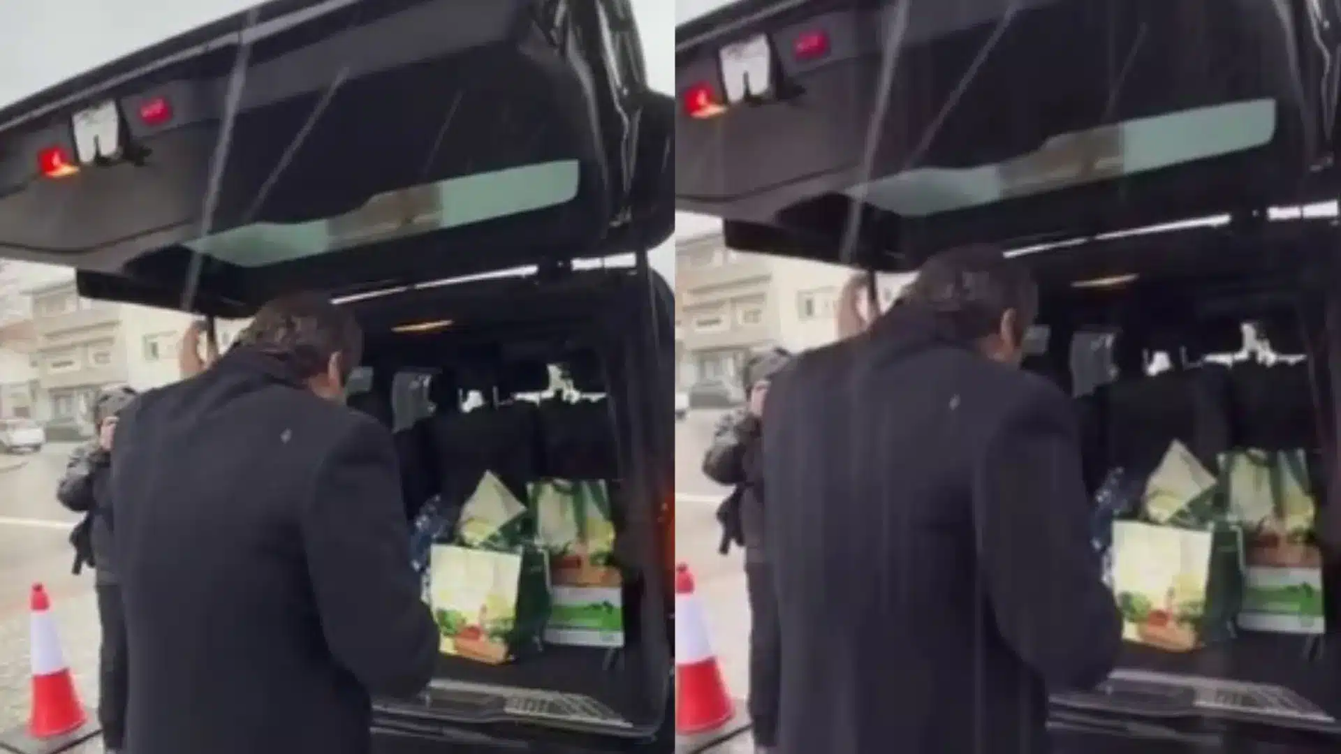 Chega a ajouté de la fausse pluie à la vidéo de Ventura pour aider ? Oui, c'est vrai.