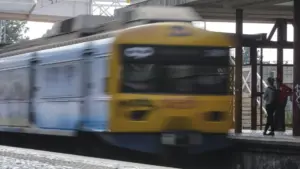 Circulation ferroviaire sur la ligne de Cascais reprise en double voie