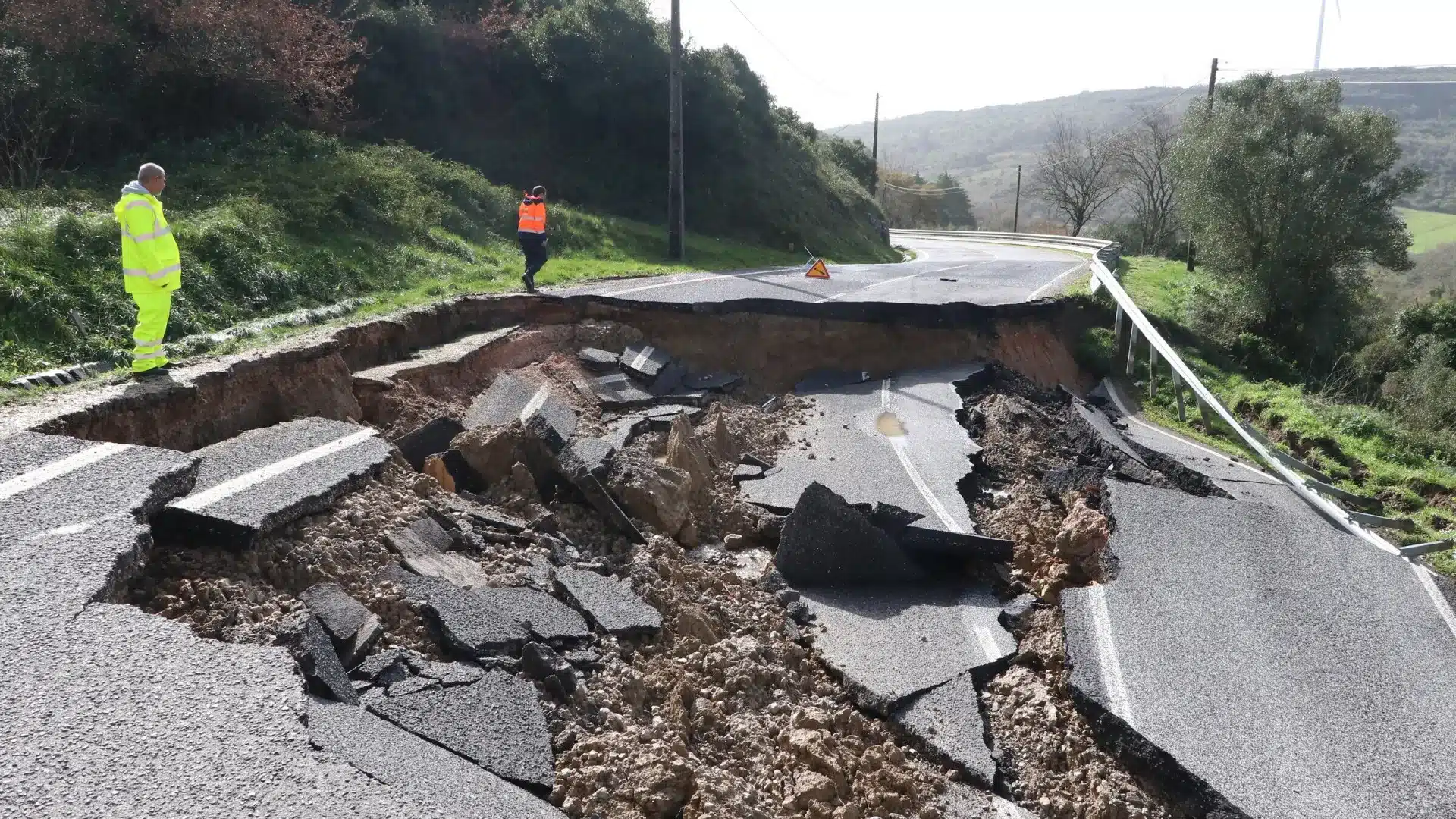 Concelho de Arruda dos Vinhos pratiquement isolé et avec 42 personnes délogées.