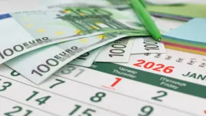 Février à moitié, mais il y a des aides et subventions à recevoir. Rappelez-vous les dates.