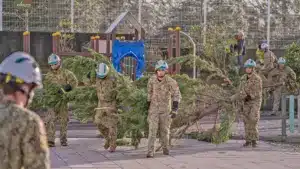 Forces armées avec 3 200 militaires en action en raison du mauvais temps