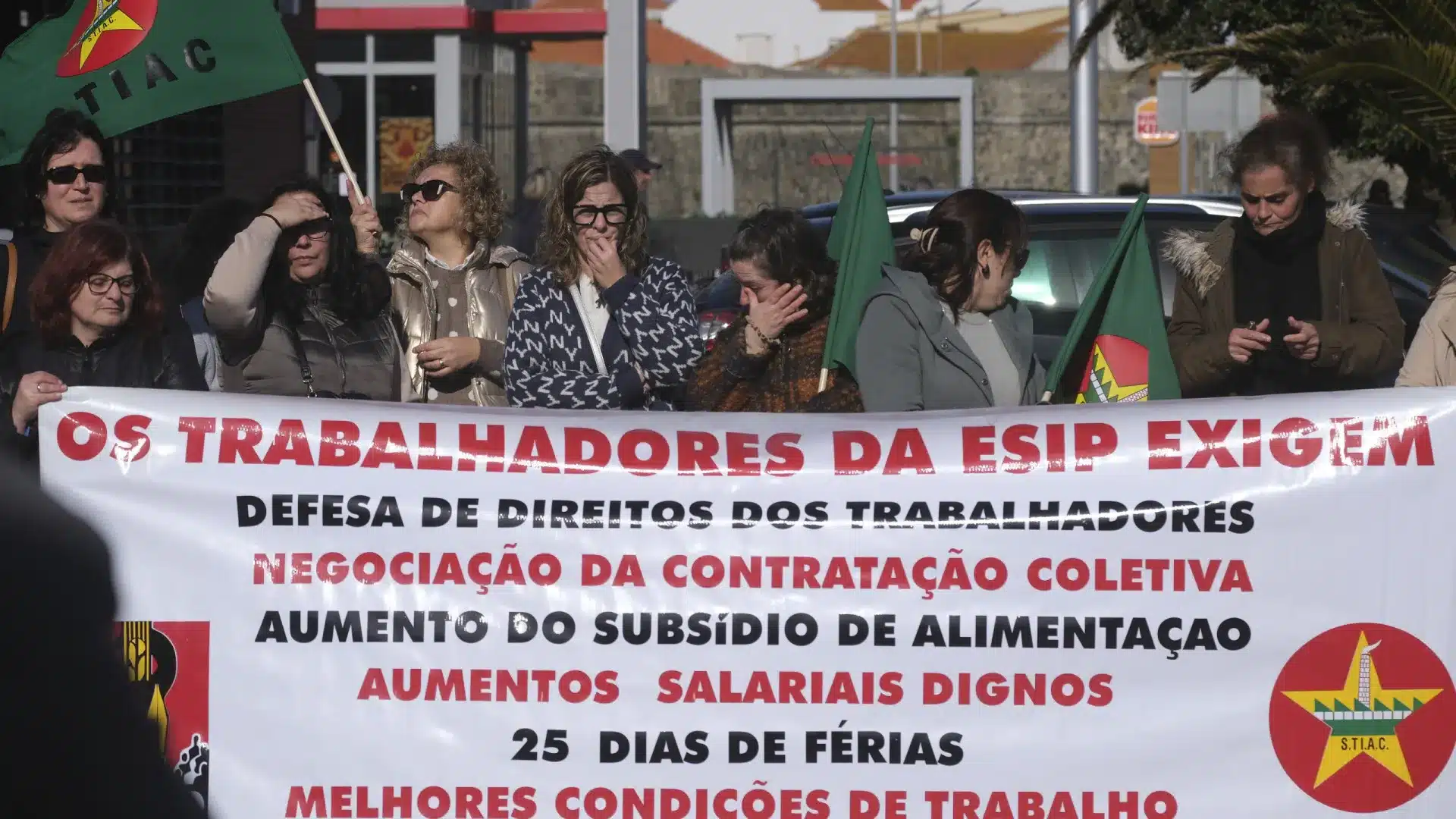 Grève chez ESIP à Peniche avec une adhésion de 50%, selon le syndicat.