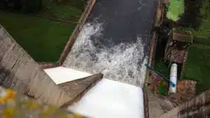 La Barragem do Caia a déversé entre 20 et 25 millions de mètres cubes d'eau.