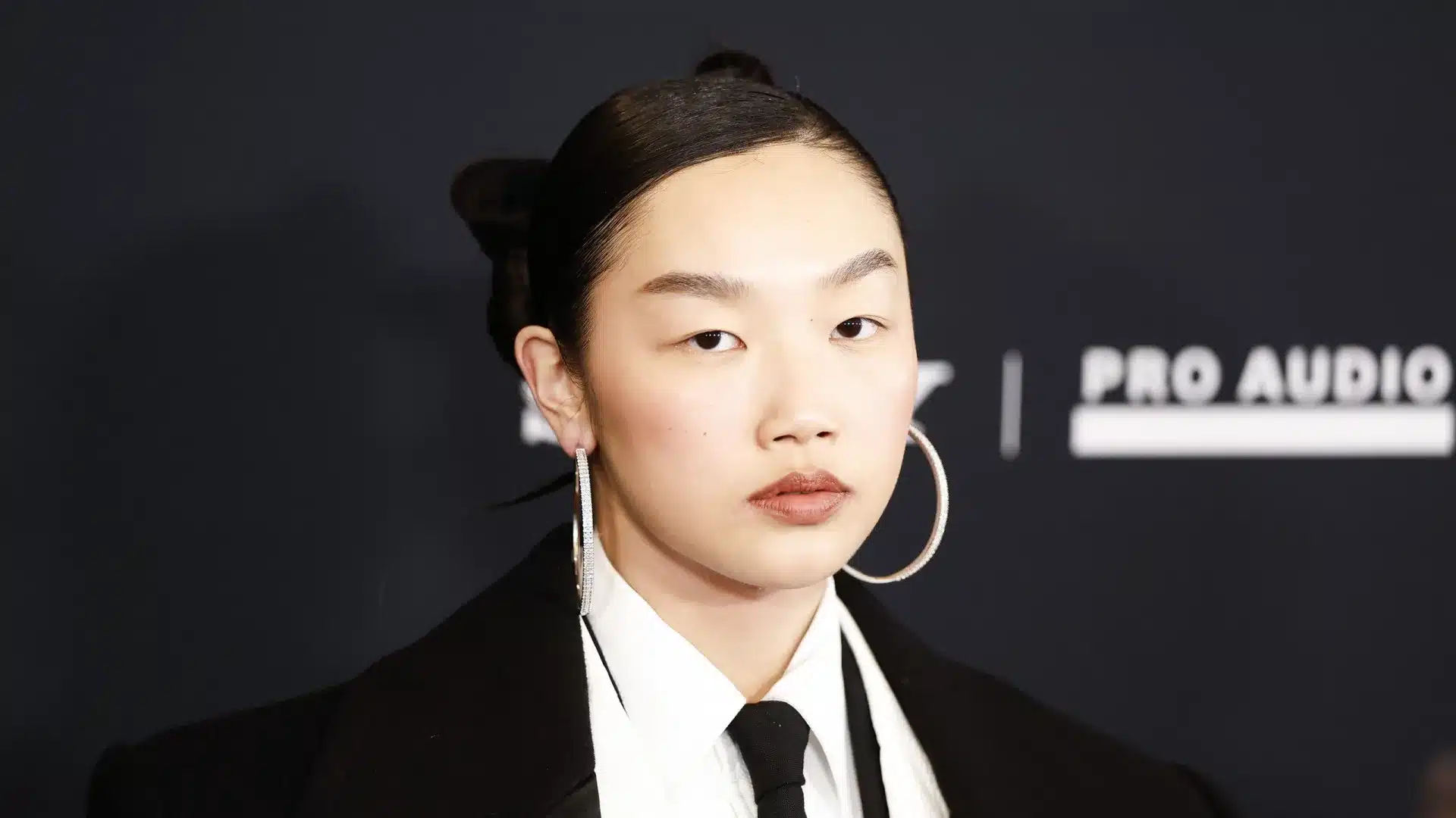 La chanteuse de "Guerriers de la K-Pop" Audrey Nuna se produit au Rock in Rio.