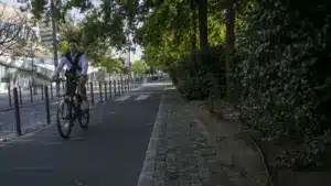 La piste cyclable à Gaia a coûté 92,6 mille euros et n'a pas reçu de fonds de l'UE.