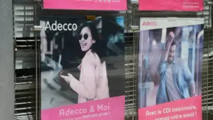 Les bénéfices de l'entreprise suisse Adecco diminuent de 3 % en 2025 à 295 millions.