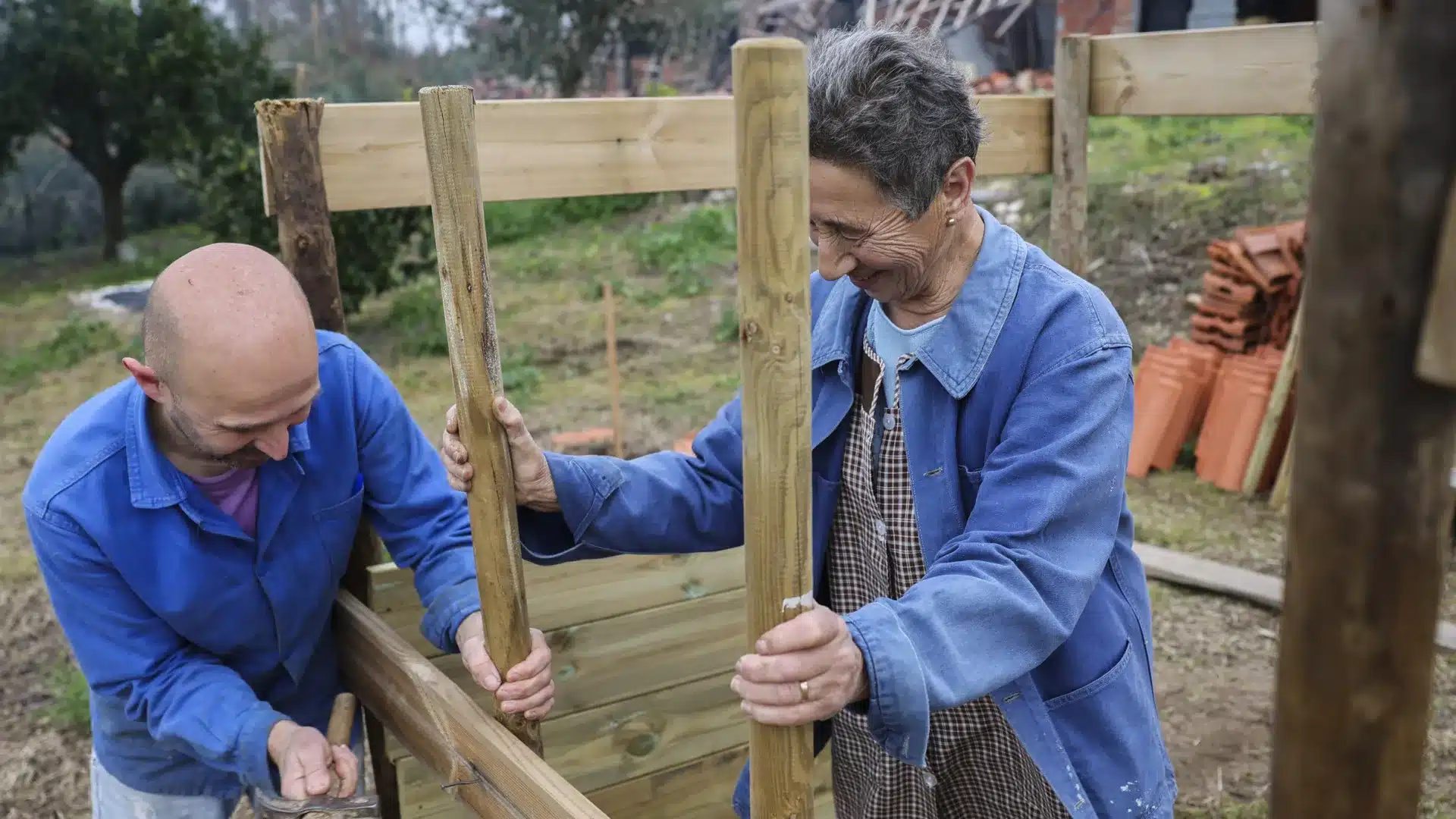 Les émigrants récupèrent peu à peu les maisons touchées par le mauvais temps à Ourém.