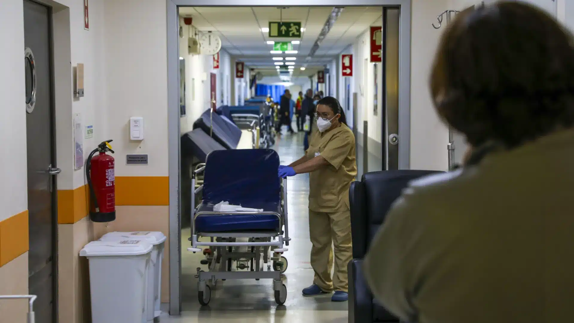 L'hôpital de Leiria a reçu près de deux mille blessés après la tempête.
