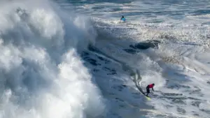 Nazaré suspend les activités liées à la mer.