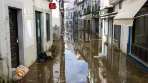 Ordonnée évacuation d'une partie du bas d'Alcácer do Sal en raison de la montée du Sado