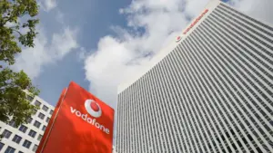 Vodafone a installé des solutions mobiles d'urgence face à la tempête.