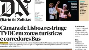 Aujourd'hui à la une : La CML restreint les TVDE ; Les écoles menacent de rendre des millions.