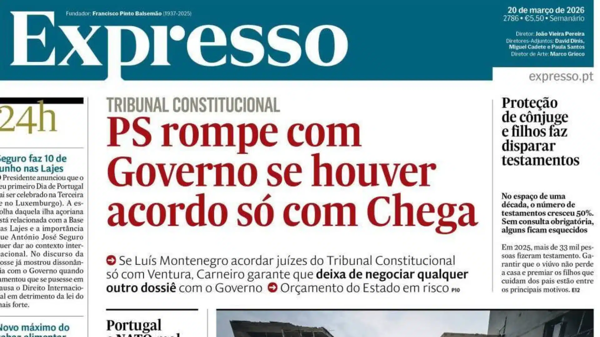 Aujourd'hui à la une : Le PS pourrait rompre avec le Gouvernement ; Un violeur en série efface ses traces.