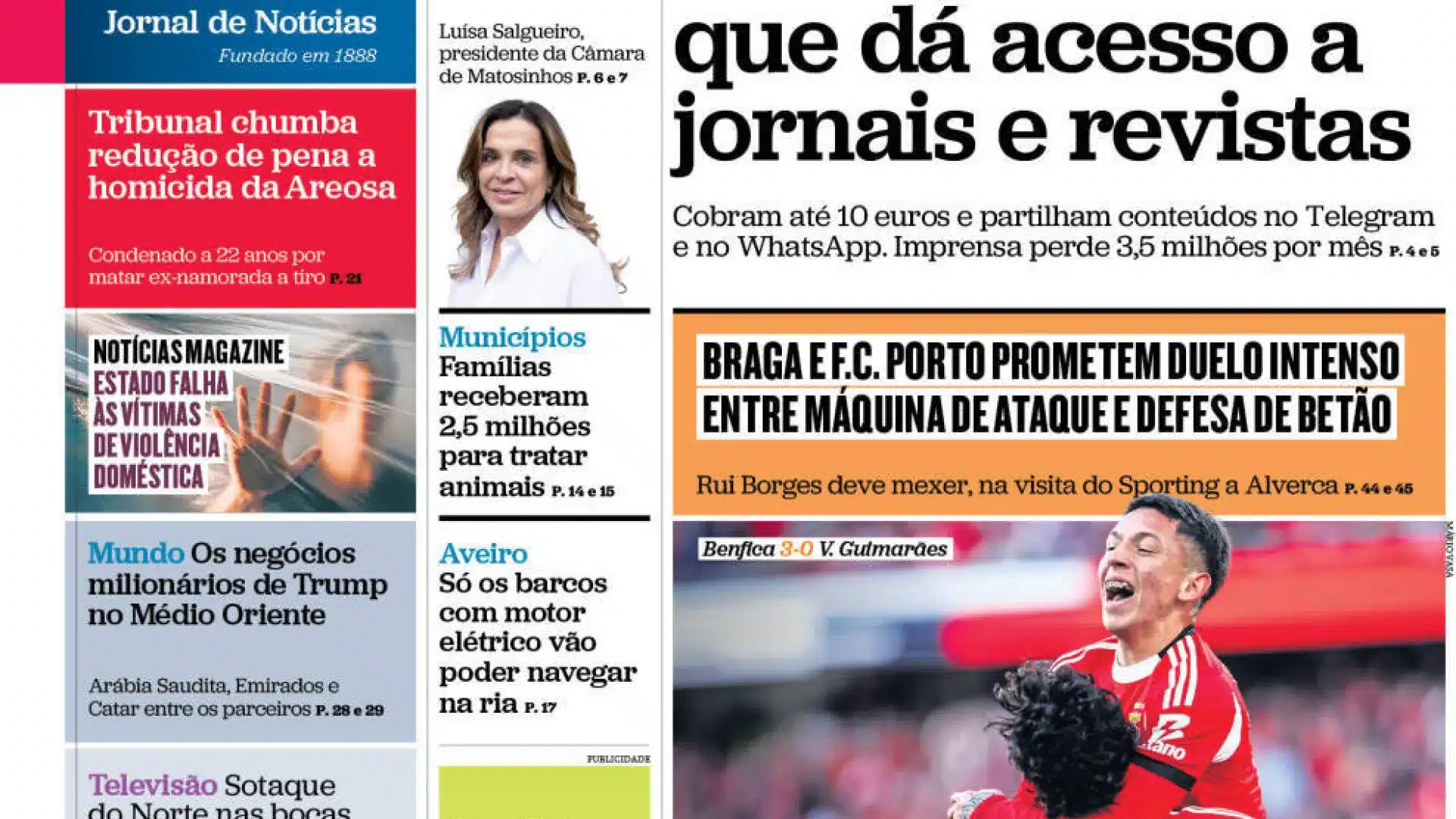 Aujourd'hui à la une : Piratage de journaux et de magazines ; Réseau de sexe de luxe