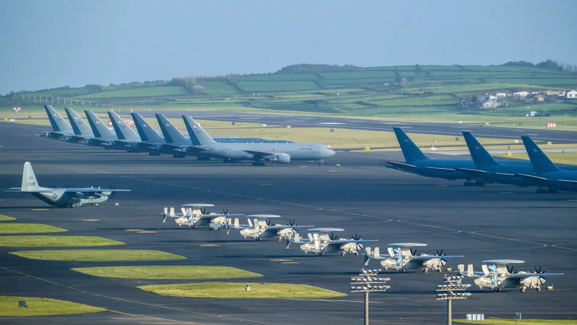 Base das Lajes avec plus d'avions des États-Unis depuis le début du conflit en Iran.