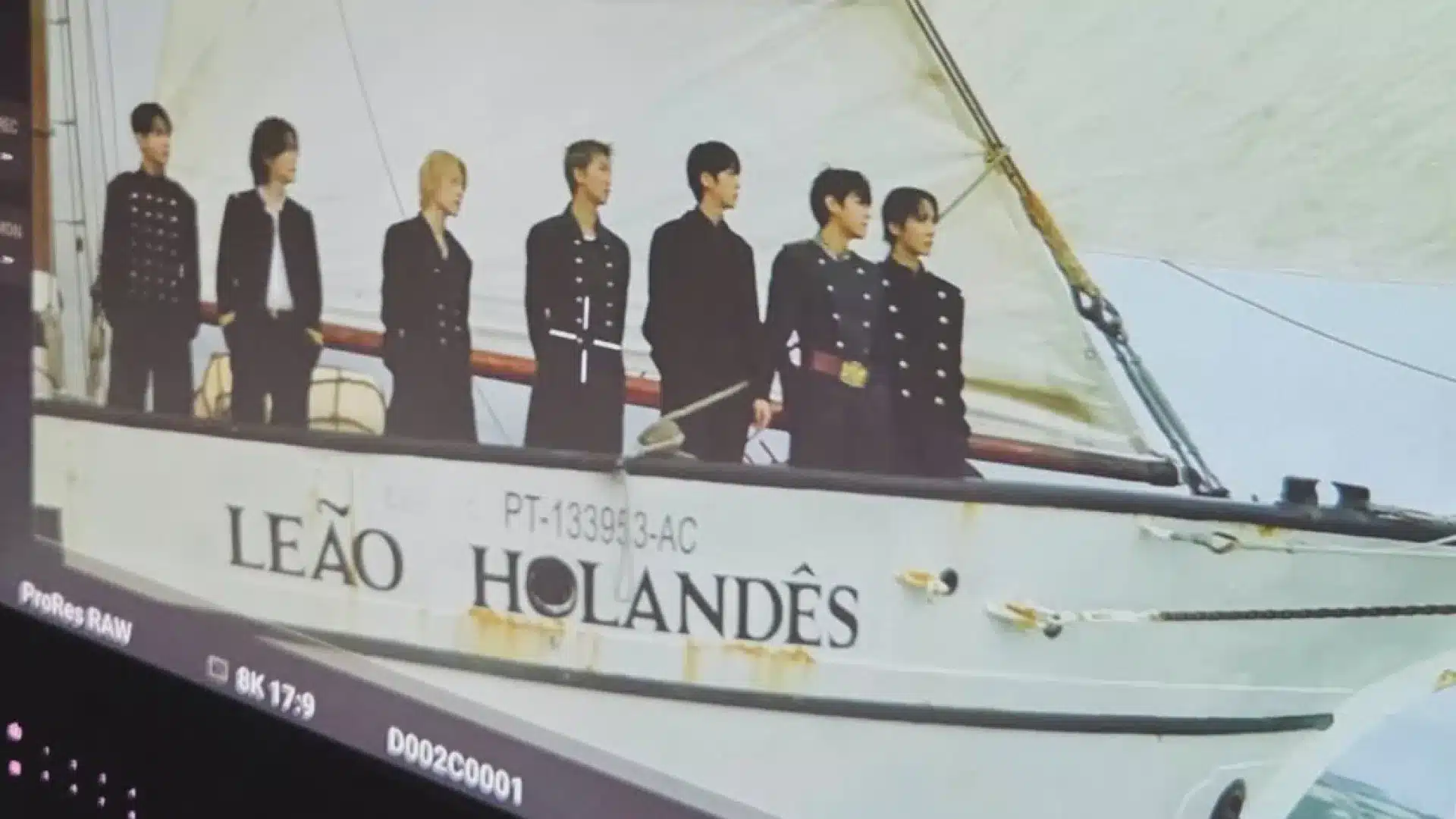 BTS ont enregistré un vidéoclip sur un navire historique (de 1910) et dans un musée à Lisbonne.