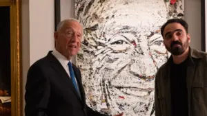 "C'était l'idée la plus folle que j'ai eue", dit Marcelo à propos du portrait de Vhils.