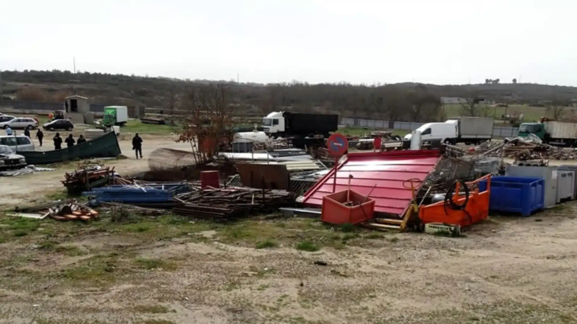 GNR a fermé une entreprise qui gérait illégalement des déchets à Pinhel.