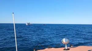 Huit pêcheurs secourus au large de Póvoa après que le bateau a "viré"