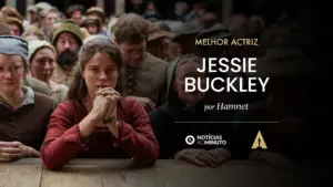 Jessie Buckley remporte l'Oscar de la Meilleure Actrice.