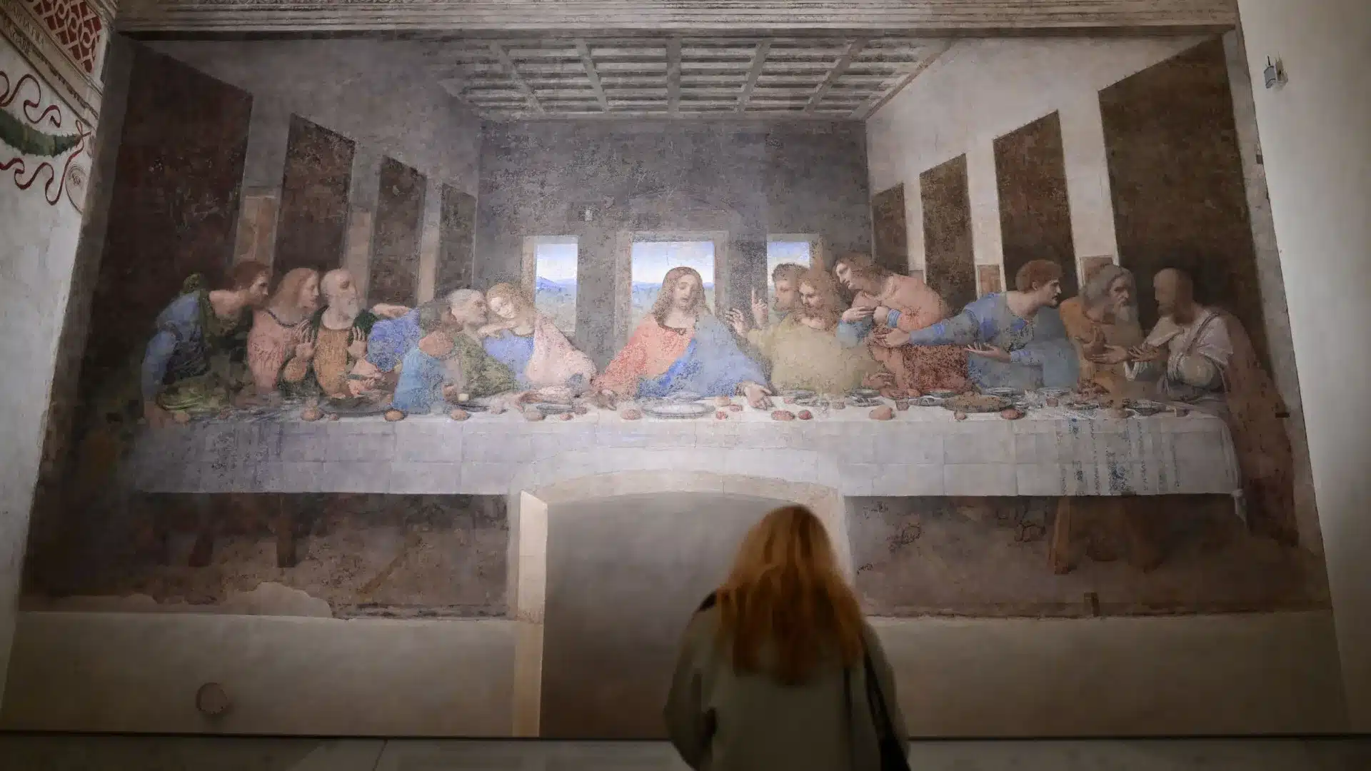 "La Cène" de Da Vinci. Les apôtres révèlent peur, surprise et suspicion.