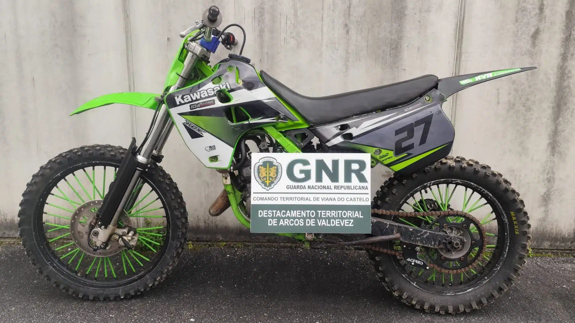 La GNR récupère une moto volée il y a cinq mois. Elle était en vente sur Facebook.