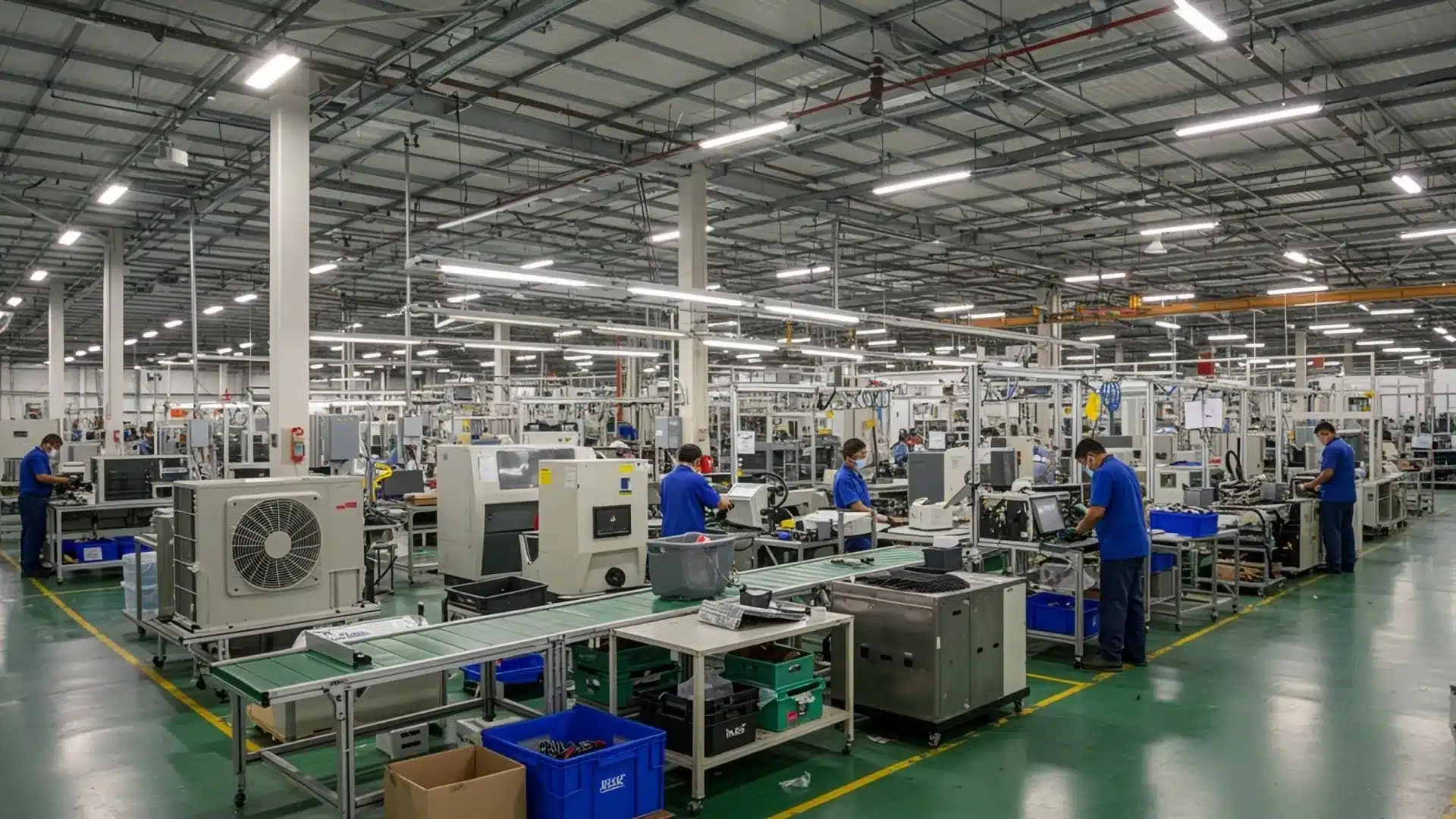 La production industrielle baisse de 4,4 % en février en raison des intempéries.