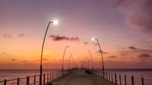 Le plus grand pont-jetée du monde ouvre vendredi sur l'île de Maputo.