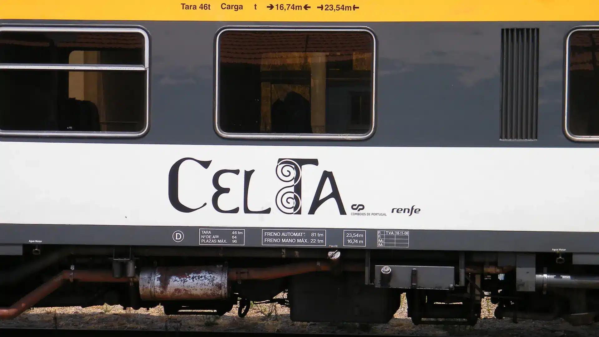Le train Celta entre Porto et Vigo aura un transfert routier en Espagne.