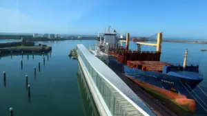 Le volume de marchandises traité par les ports nationaux a diminué de 9,7 % en 2025.