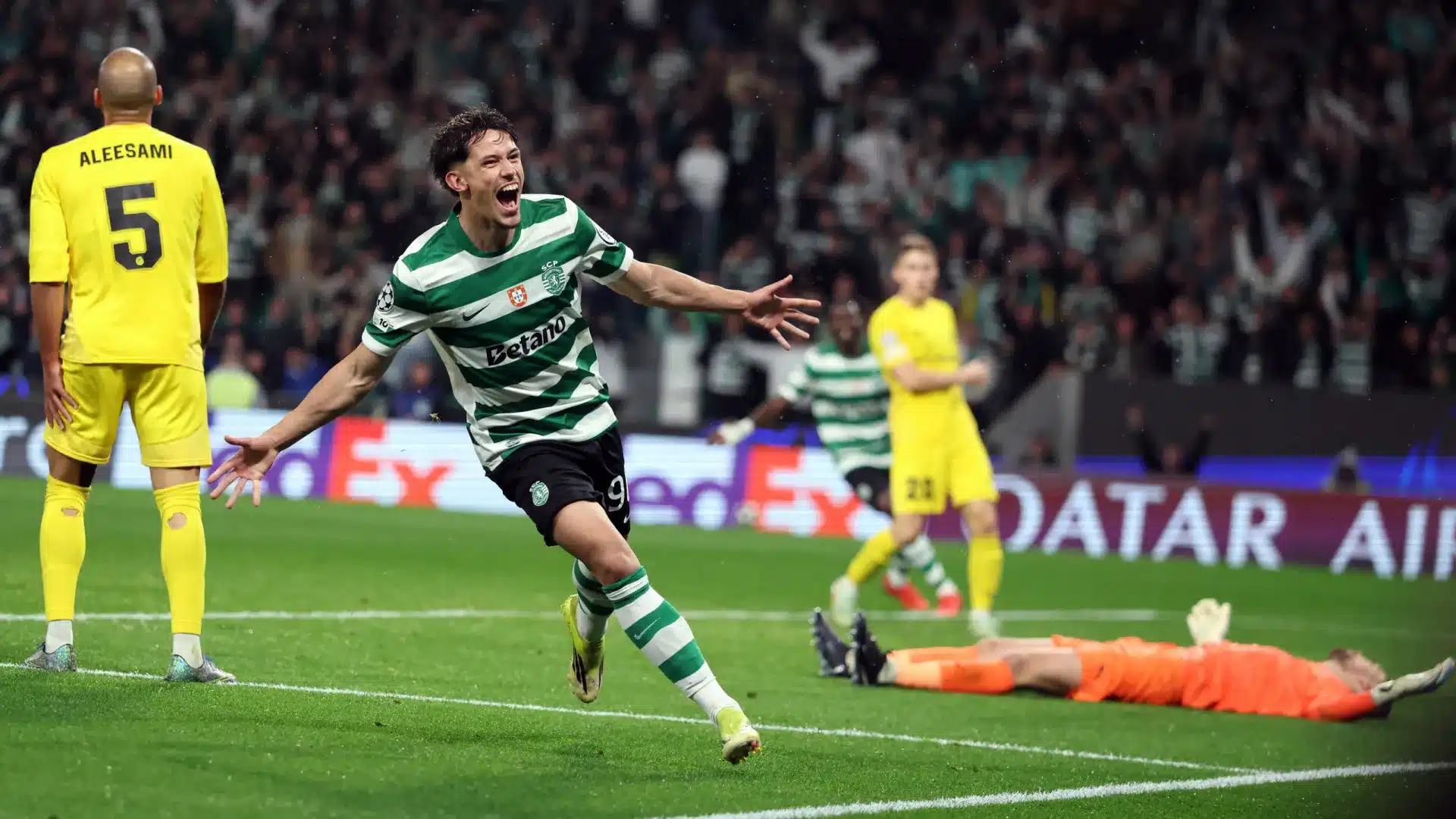 Les sismomètres ont enregistré une "vibration" à Alvalade lors du match Sporting-Bodo/Glimt.