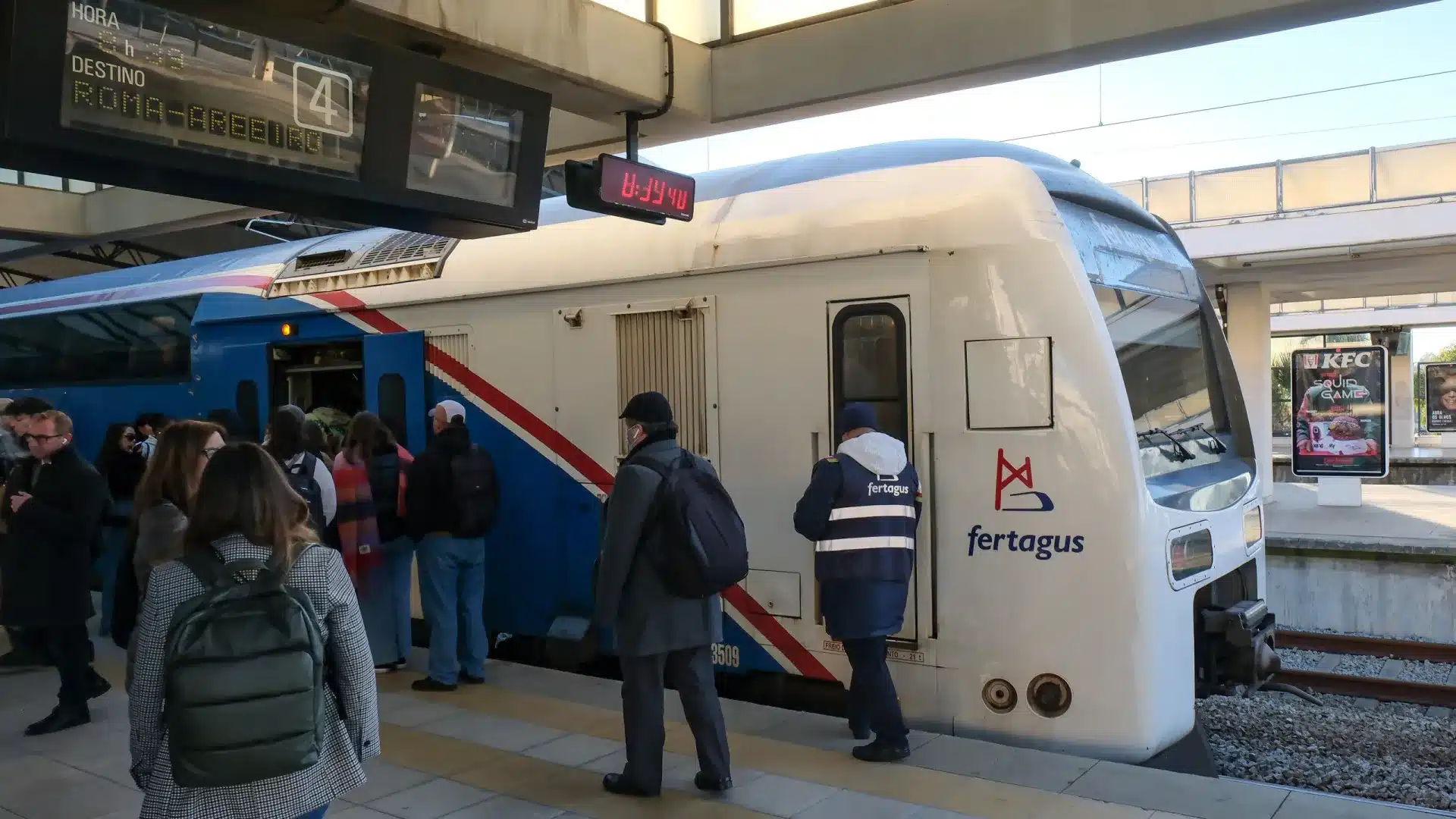 Les usagers de Fertagus ont porté plainte contre l'État auprès de la CE.