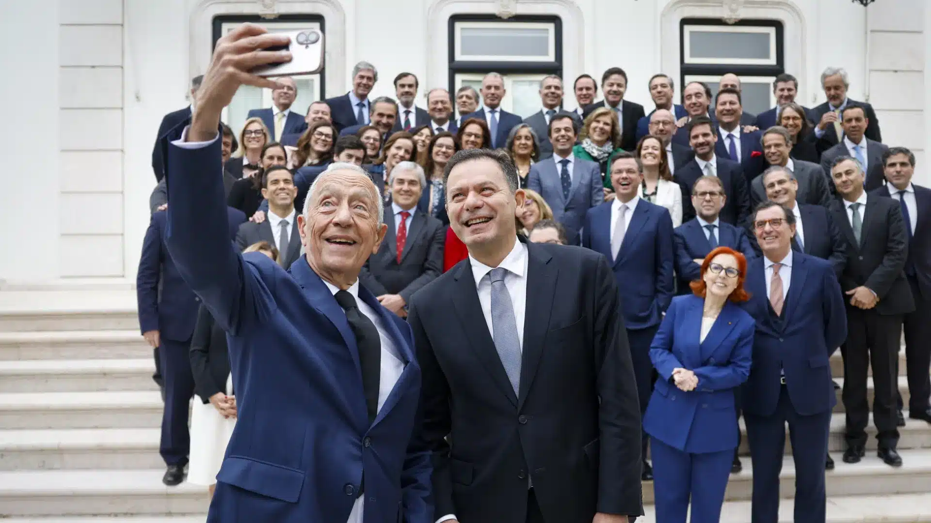 Marcelo lors de l'adieu au gouvernement. "Ici, je définis : Nous étions heureux et nous le savions"