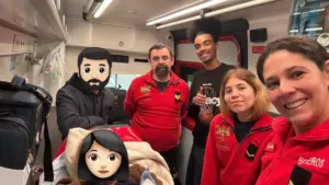 Margarida n'a pas voulu attendre et est née dans une ambulance à Zambujal.