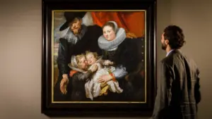 Œuvre de Van Dyck d'une collection portugaise en exposition internationale en Italie