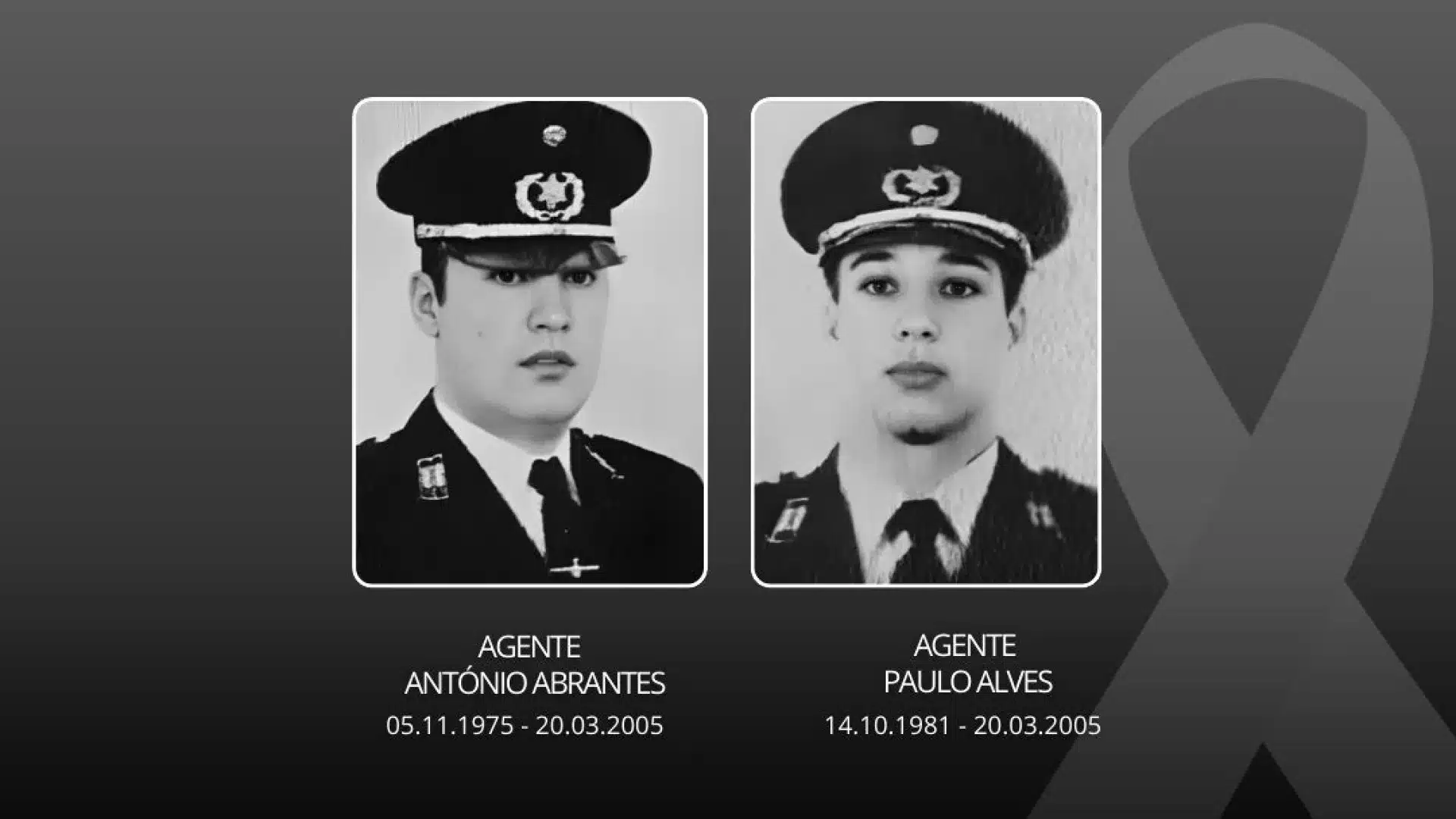 PSP se souvient des agents qui sont morts il y a 21 ans dans une fusillade à Amadora.