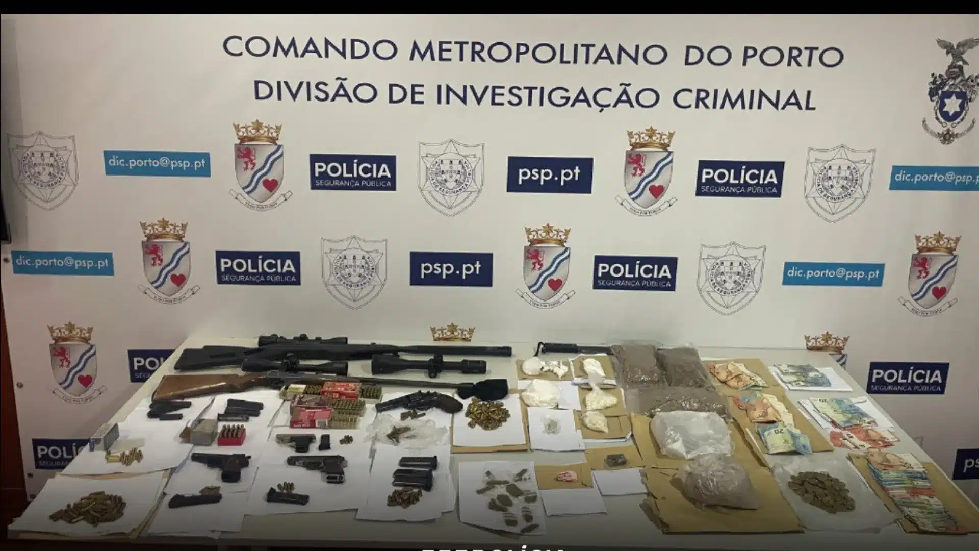 Trafic à Porto. La PSP arrête 19 personnes et saisit 35 000 doses de drogue.