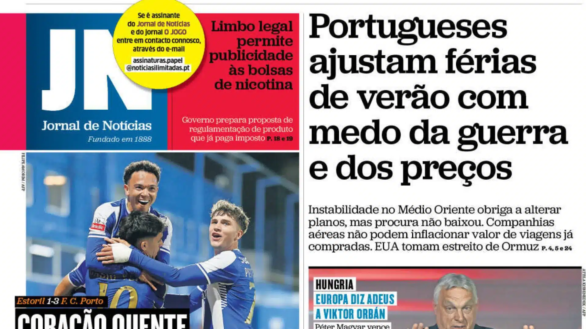 Aujourd'hui à la une : Ajustement des vacances par peur ; Licenciements à Santa Maria